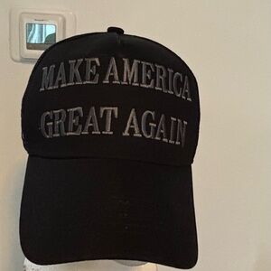Black Embroidered Cap